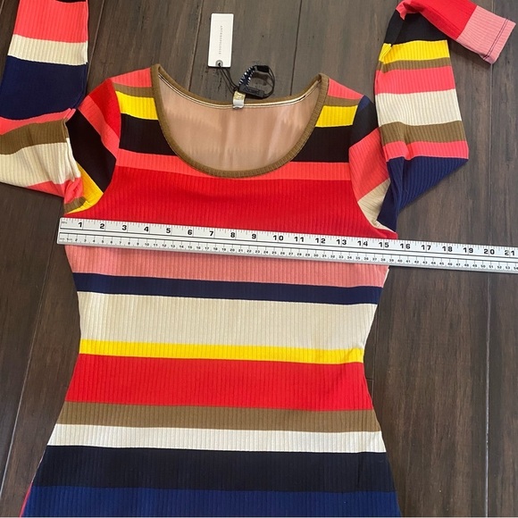 ANTHROPOLOGIE Plenty by TRACY REESE Column Bodycon Rib Stretch Dress Size XS - Picture 8 of 8